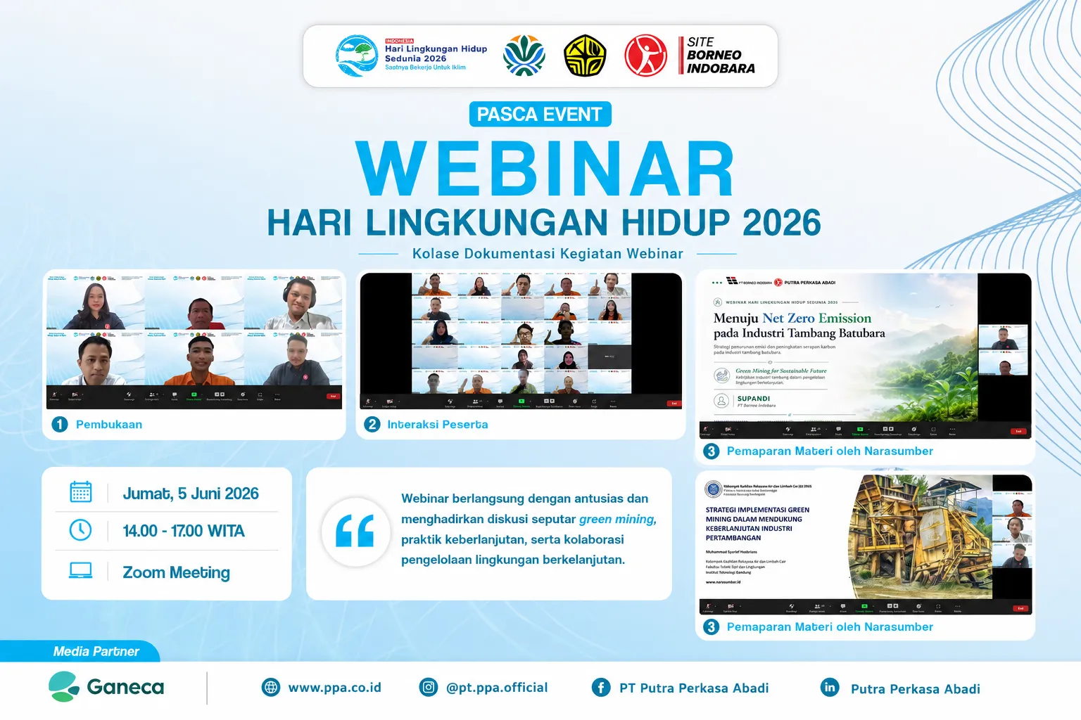 PASCA EVENT: WEBINAR HARI LINGKUNGAN HIDUP SEDUNIA 2026
